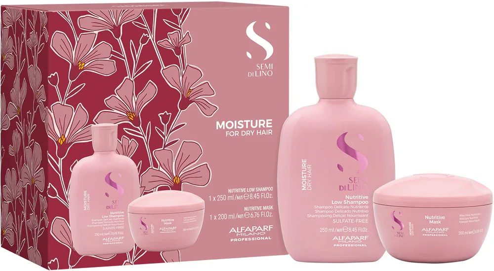 Alfaparf Milano Semi di Lino Moisture Kit - Набор для очень сухих волос, 2 шт