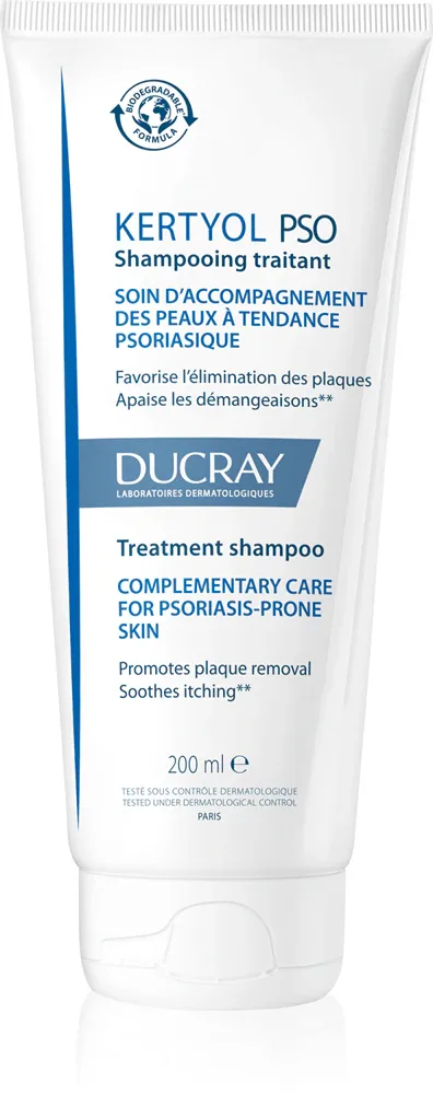 Ducray Kertyol P.S.O. - Шампунь против перхоти, ухаживающий, 200 мл