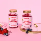 Мармелад жевательный Bloom Robbins LOVE is in the HAIR Hair gummies for new mommies для волос, для беременных и кормящих, 60 шт — фото 2