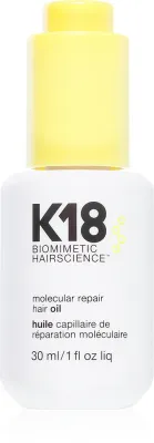 K18 Molecular Repair Hair Oil - Питательное сухое масло для слабых и поврежденных волос, 30 мл