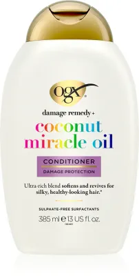 OGX Coconut Miracle Oil - Укрепляющий кондиционер для волос с кокосовым маслом, 385 мл