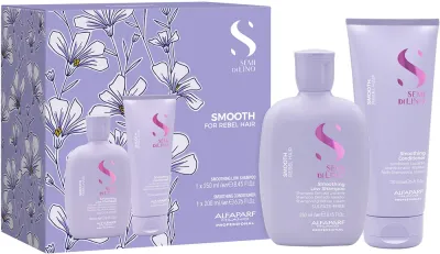 Alfaparf Milano Semi di Lino Smooth Kit - Набор для непослушных и пушистых волос, 2 шт