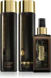 Sebastian Professional Dark Oil Set - Удобная упаковка, увлажняющий и придающий блеск шампунь, 3 шт — фото 1