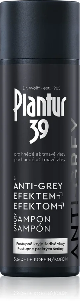 Plantur 39 Anti-Grey - Шампунь против поседения волос, 200 мл