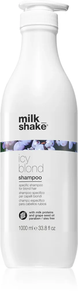 milk_shake Icy Blond Shampoo - Шампунь для нейтрализации желтых оттенков для блондинок