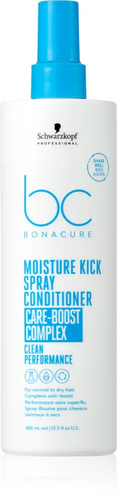 Несмываемый кондиционер для волос Schwarzkopf Professional BC Bonacure Moisture Kick увлажняющий, 50 мл / 200 мл / 400 мл