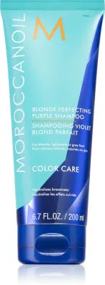 Moroccanoil Color Care Shampoo - Фиолетовый тонирующий шампунь для светлых волос, 200 мл
