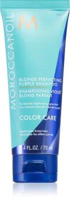 Moroccanoil Color Care Shampoo - Фиолетовый тонирующий шампунь для светлых волос, 70 мл