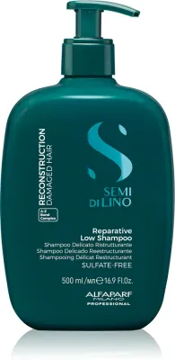 Alfaparf Milano Semi di Lino Reconstruction Reparative - Восстанавливающий шампунь для поврежденных волос, 500 мл