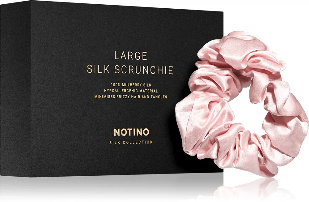 Резинка для волос Notino Silk Collection Large scrunchie шёлковая, для метода curly girl, 1 шт