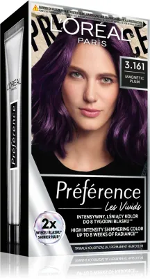 L’Oreal Paris Preference Vivid Colors - Краска для волос, 1 шт, оттенок 3.161 Magnetic Plum