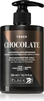 Black Professional Line Toner - Тоник для натурального оттенка, 300 мл, оттенок Chocolate