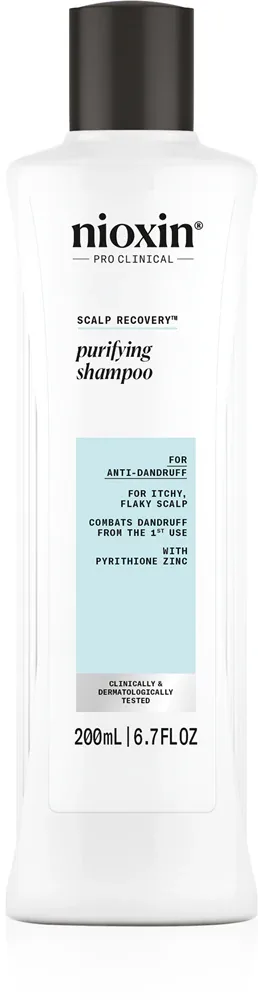 Nioxin Scalp Recovery Purifying Shampoo - Шампунь для разреженных и ослабленных волос против перхоти, 200 мл