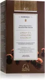 Стойкая краска для волос Korres Argan Oil с аргановым маслом, для домашнего окрашивания, 50 мл, оттенок 8.0 Light Blonde — фото 1
