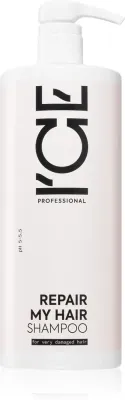 Natura Siberica ICE Professional Repair My Hair - Нежный очищающий шампунь с кератином, 1000 мл