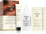 Apivita My Color Elixir - Краска для волос без аммиака, 1 шт, оттенок 7.44 Blonde Intense Copper — фото 1