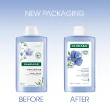 Klorane Flax Fiber Bio - Шампунь для тонких и ломких волос — фото 2