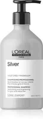 L’Oreal Professionnel Serie Expert Silver - Серебристый шампунь для седых волос, 500 мл (LOP13647)