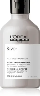 L’Oreal Professionnel Serie Expert Silver - Серебристый шампунь для седых волос, 300 мл