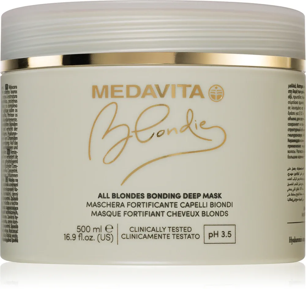 Medavita Blondie All Blondes - Укрепляющая маска для окрашенных волос