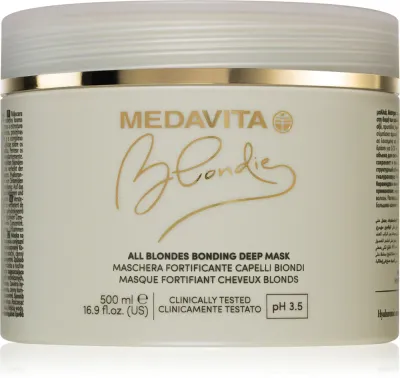 Medavita Blondie All Blondes - Укрепляющая маска для окрашенных волос, 500 мл