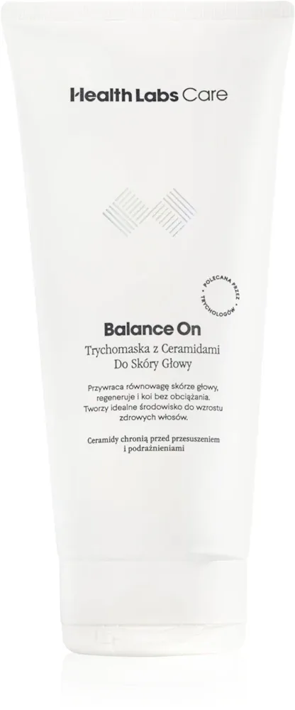 Health Labs Care Balance On Trychomaska z ceramidami do skory głowy - Питательная маска для волос с керамидами, 175 мл