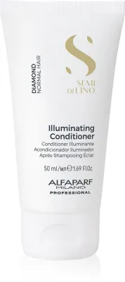 Alfaparf Milano Semi di Lino Diamond Illuminating - Кондиционер для волос, придающий блеск и облегчающий расчесывание, 50 мл