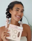 Набор для завивки волос invisibobble Gift Set Handle with Curl без горячей укладки, шёлковый валик и резинки, 3 шт — фото 3