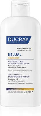 Ducray Kelual Squanorm Moisturizing Treatment Shampoo Dry Dandruff - Шампунь против сухой перхоти