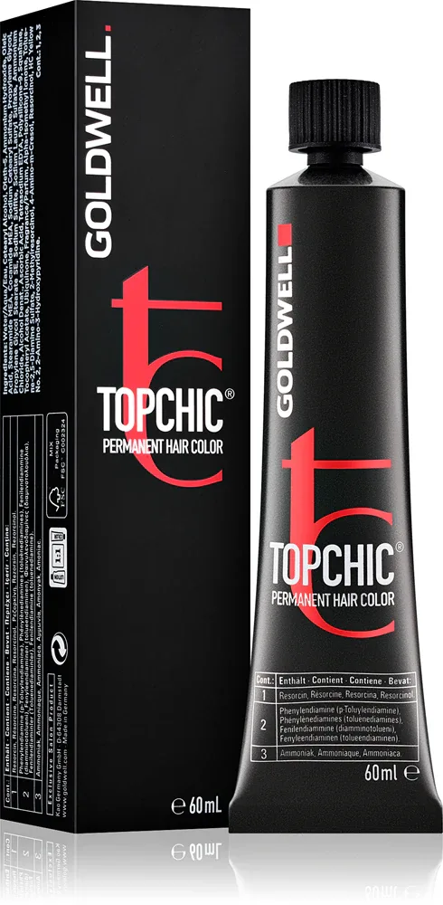Goldwell Topchic Permanent Hair Color - Краска для волос, 60 мл, оттенок 2 N