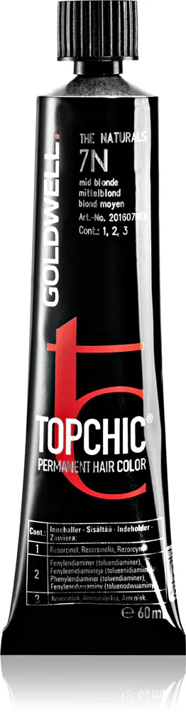 Goldwell Topchic Permanent Hair Color - Краска для волос, 60 мл, оттенок 7-N 60 мл (GLW02088)