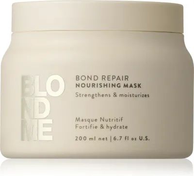 Schwarzkopf Professional Blondme Bond Repair Nourishing Mask - Интенсивно питательная маска, 200 мл