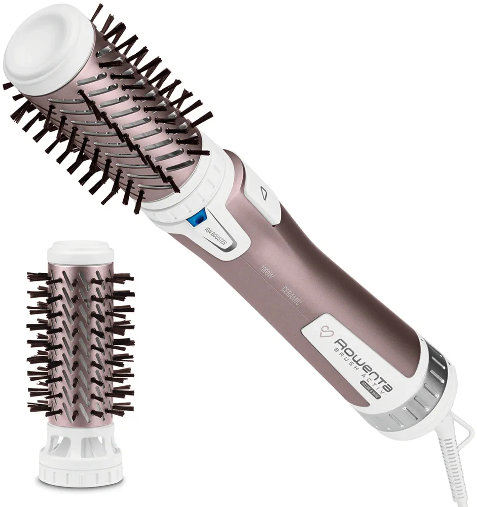 Фен-щётка Rowenta Beauty Brush Activ Premium Care CF9540F0 с покрытием кашемир и кератин, 1 шт