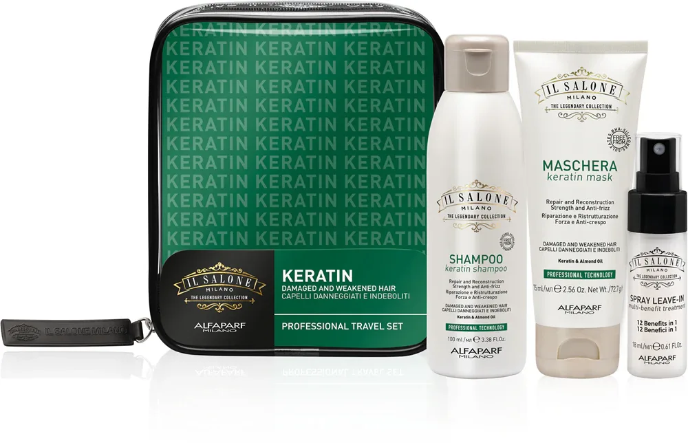 Alfaparf Milano Il Salone Milano Keratin - Набор для укрепления волос, 3 шт