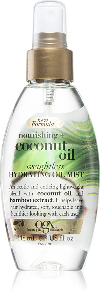 OGX Coconut Oil - Питательное увлажняющее масло для волос, 118 мл