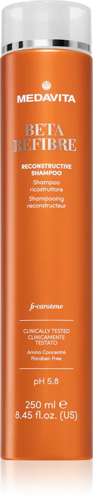 Medavita Beta Refibre Reconstructive Shampoo - Реструктурирующий шампунь для уставших волос, 250 мл