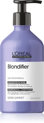 L’Oreal Professionnel Serie Expert Blondifier - Осветляющий кондиционер для всех типов волос блонд, 500 мл