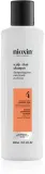 Nioxin System 4 Scalp + Hair Shampoo - Нежный шампунь для окрашенных и поврежденных волос, 300 мл — фото 1