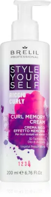 Помада для укладки волос Brelil Professional Style YourSelf Curl Memory Cream сильной фиксации, для кудрявых волос, 200 мл