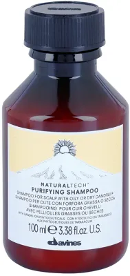 Davines Naturaltech Purifying Shampoo - Шампунь против перхоти очищающий, 100 мл