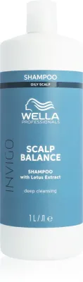 Wella Professionals Invigo Scalp Balance - Глубоко очищающий шампунь для жирной кожи головы, 1000 мл
