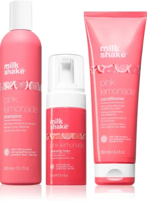milk_shake Pink Lemonade Set - Набор для волос блонд с балаяжем, 3 шт