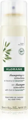 Klorane Avoine - Нежный сухой шампунь с керамидами, 150 мл