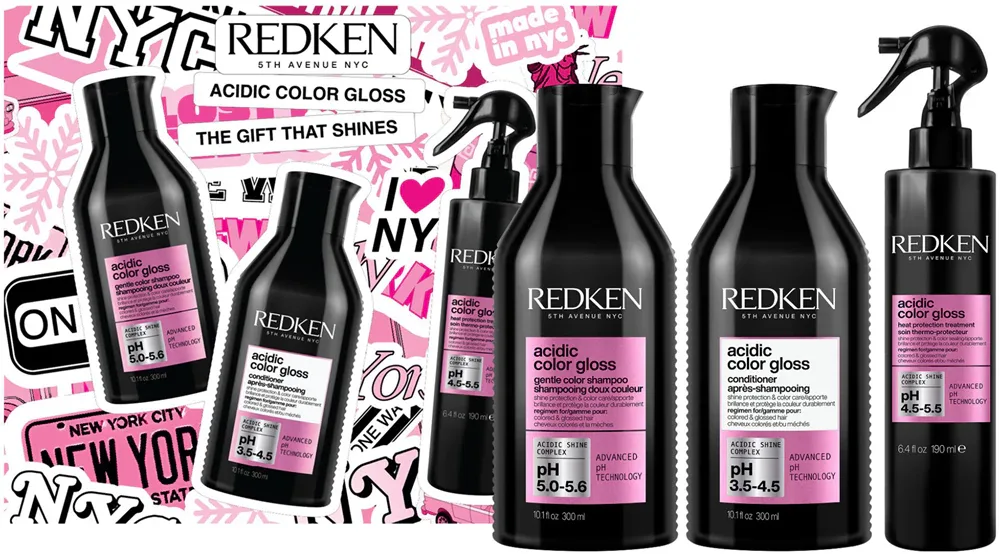 Redken Acidic Color Gloss - Подарочный набор для окрашенных волос