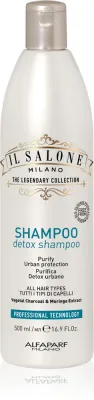 Alfaparf Milano Il Salone Milano Detox - Шампунь для волос, очищающий и детоксирующий волосы, подверженные загрязнению воздуха, 500 мл