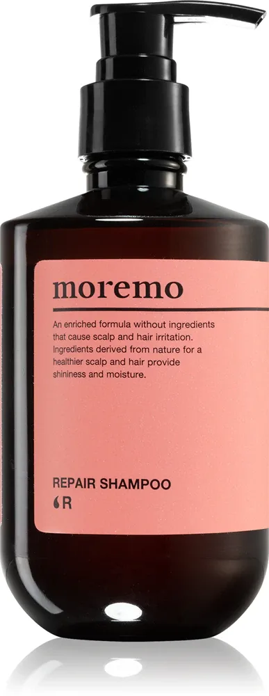 moremo Repair Shampoo R - Глубоко регенерирующий шампунь для слабых и поврежденных волос, 300 мл