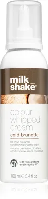 milk_shake Colour Whipped Cream - Тонизирующая пена для всех типов волос, 100 мл, оттенок Cold Brunette