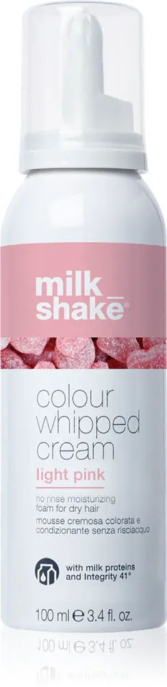 milk_shake Colour Whipped Cream - Тонизирующая пена для всех типов волос, 100 мл, оттенок Light Pink