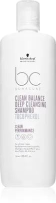 Schwarzkopf Professional BC Bonacure Clean Balance - Глубоко очищающий шампунь, 1000 мл