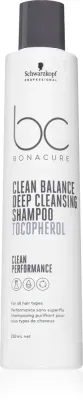 Schwarzkopf Professional BC Bonacure Clean Balance - Глубоко очищающий шампунь, 250 мл